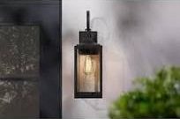 hampton bay owens 6.1 in. led wall lantern