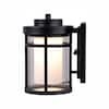 hampton bay owens 6.1 in. led wall lantern