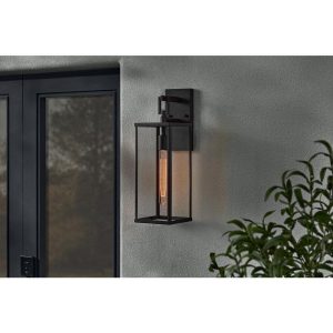 hampton bay porter hills 19 in. wall lantern
