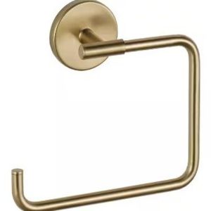 delta trinsic open towel ring champagne bronze