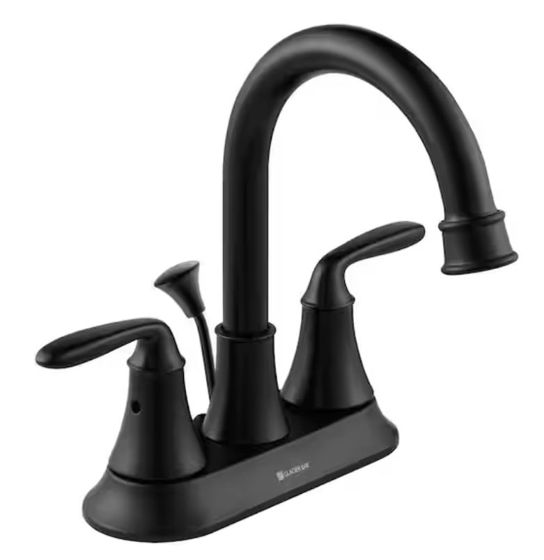 black 4 in on center faucet black 4 in on center faucet