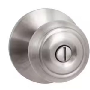 defiant brandywine stainless steel bed and bath door knob