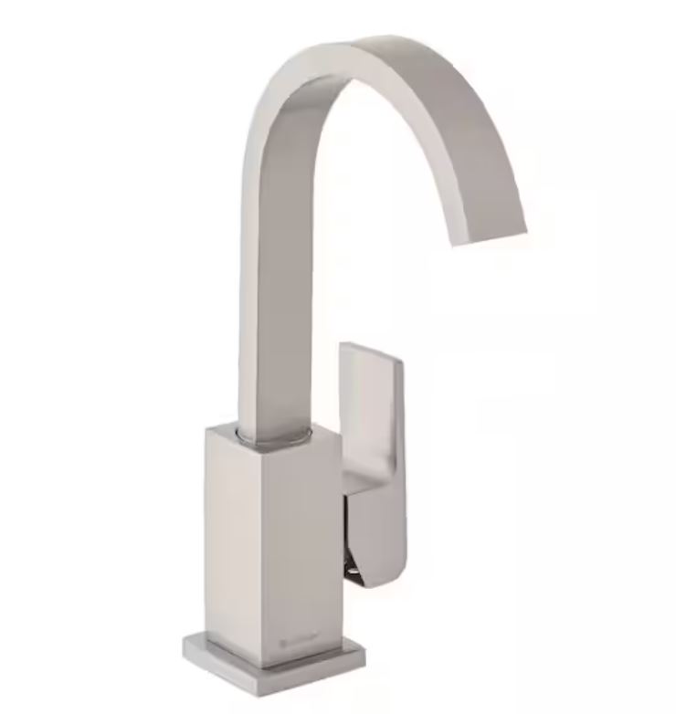 00993l glacier bay farrington single hole single handle bathroom faucet in brushed nickel 00993l glacier bay farrington single hole single handle bathroom faucet in brushed nickel