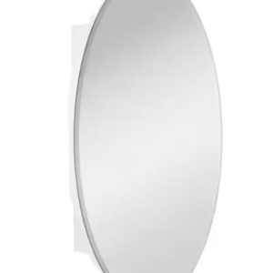 01152 medicine cabinet oval 20x30 frameless