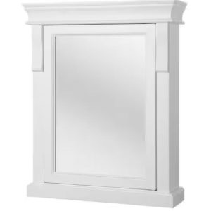 01153 medicine cabinet oval 25x31 framed