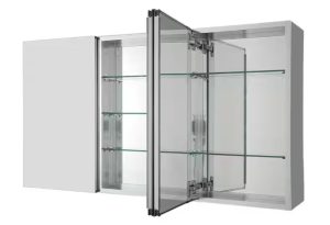 01155 medicine cabinet with mirror 36w x 31h 3 door