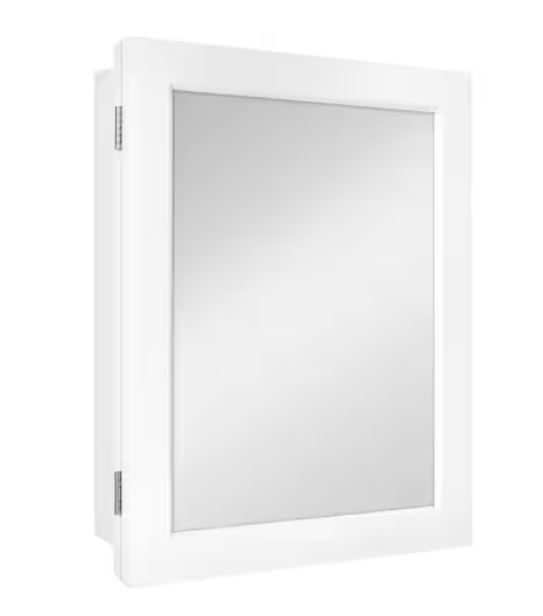 01159 medicine cabinet with mirror glacier bay 15.25 in. w x 19.38 in. h rectangular framed recessed or surface mount 01159 medicine cabinet with mirror glacier bay 15.25 in. w x 19.38 in. h rectangular framed recessed or surface mount