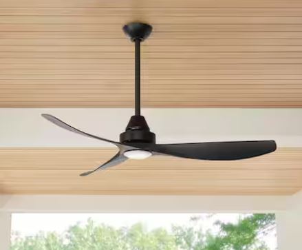 08950l ceiling fan levanto 52 in. integrated led indoor outdoor matte black with light kit and remote control 08950l ceiling fan levanto 52 in. integrated led indoor outdoor matte black with light kit and remote control