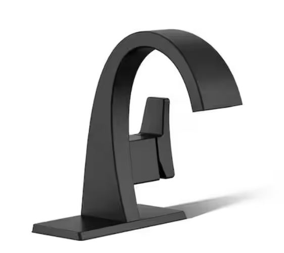 0995l faucets kohler katun single hole or 4 in. centerset single handle bathroom faucet in matte black 0995l faucets kohler katun single hole or 4 in. centerset single handle bathroom faucet in matte black