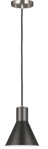 0819L Indoor Pendant Indoor Pendant GENERATION LIGHTING Towner 1 Light 7 inch Brushed Nickel Mini-Pendant Ceiling Light 6141301-962 Indoor Pendant GENERATION LIGHTING Towner 1 Light 7 Inch Brushed Nickel Mini Pendant Ceiling Light 6141301 962 97x300